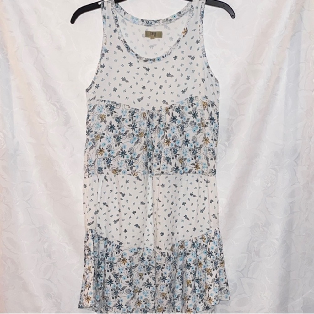 True Craft White Floral Dress